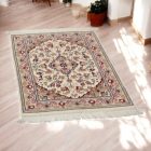 Isfahan Iranischer Teppich 63x96 Handgeknüpfter iranischer Teppich