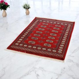   Pakistanischer Teppich Mauri 95x142 handgeknüpfter Orientteppich