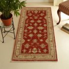 Ziegler orientteppich 73x143 handgeknüpfter wollteppich