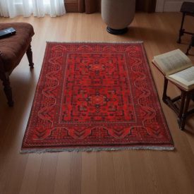   Afghanischer Teppich Caucasian 100x145 Handgeknüpfter Orientteppich