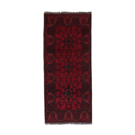 Afghanischer Teppich bordeaux Bukharai 187x82 Handgefertigter Teppich