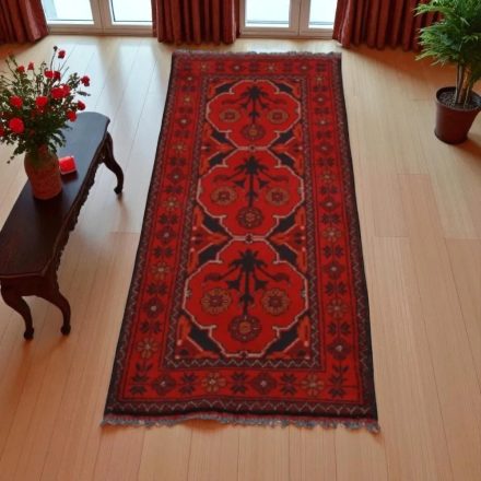 Afghanischer Teppich läufer Caucasian 52x143 Handgeknüpfter Orientteppich