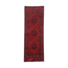 Afghanischer Teppich läufer Caucasian 49x143 Handgeknüpfter Orientteppich