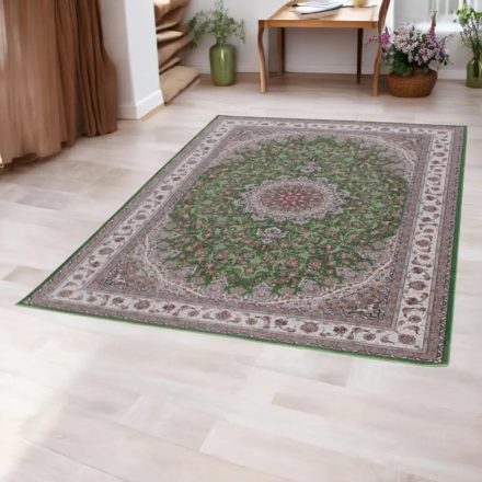 Perserteppich Isfahan grün 150x225 hochwertiger acryl teppich