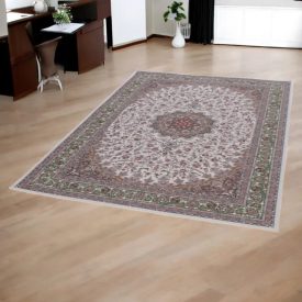   Perserteppich Isfahan beige 150x225 premium acryl teppich aus dem Iran