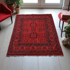   Afghanischer Teppich Bokhara 102x154 Handgeknüpfter Orientteppich