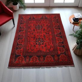   Afghanischer Teppich Bokhara 97x147 Handgeknüpfter Orientteppich