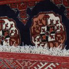 Perserteppich Turkoman 113x156 handgeknüpfter iranischer Teppich