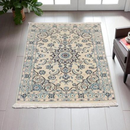 Perserteppich Nain 73x118 handgeknüpfter iranischer Teppich