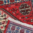 Abadeh teppich 73x119 Handgeknüpfter Nomadenteppich aus Persien 