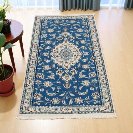 Perserteppich Nain 66x146 handgeknüpfter iranischer Teppich