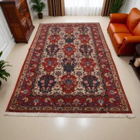  Bakhtiari Iranischer Teppich 151x253 handgeknüpfter Perserteppich