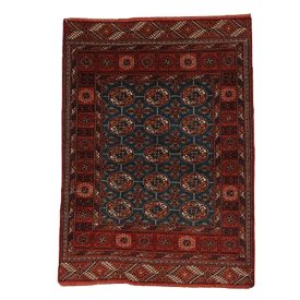   Perserteppich Turkoman 114x156 handgeknüpfter iranischer Teppich