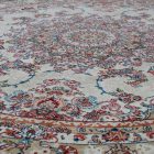 Teppich runde beiger Medalion 100x100 Hochwertiger Perserteppich aus Acryl