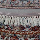 Teppich runde beiger Medalion 100x100 Hochwertiger Perserteppich aus Acryl