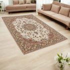 Perserteppich beige MEDALION 200x300 exklusive Wohnzimmer teppich aus acryl
