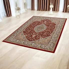   Perserteppich Burgoderer Medalion 80x120 hochwertiger teppich für Wohnzimmer oder Schlafzimmer