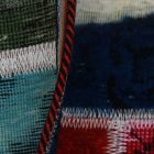 Wollteppich Patchwork 100x145 handgeknüpfter teppich