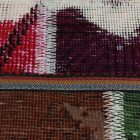 Wollteppich Patchwork 100x145 handgeknüpfter teppich