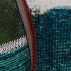 Wollteppich Patchwork 100x145 handgeknüpfter teppich