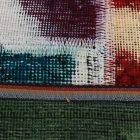 Wollteppich Patchwork 100x145 handgeknüpfter teppich