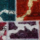 Wollteppich Patchwork 100x145 handgeknüpfter teppich