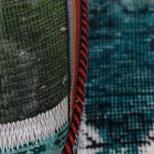 Wollteppich Patchwork 100x145 handgeknüpfter teppich