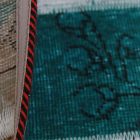 Wollteppich Patchwork 100x145 handgeknüpfter teppich