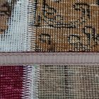 Wollteppich Patchwork 100x145 handgeknüpfter teppich