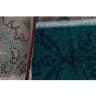 Wollteppich Patchwork 100x145 handgeknüpfter teppich