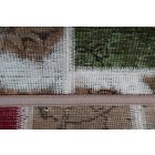 Wollteppich Patchwork 100x145 handgeknüpfter teppich