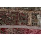 Wollteppich Patchwork 100x145 handgeknüpfter teppich