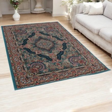 Perserteppich blaue Tabriz 160x230 hochwertiger wohnzimmer teppich aus acryl