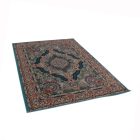 Perserteppich blaue Tabriz 160x230 hochwertiger wohnzimmer teppich aus acryl