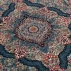 Perserteppich blaue Tabriz 160x230 hochwertiger wohnzimmer teppich aus acryl