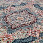 Perserteppich blaue Tabriz 160x230 hochwertiger wohnzimmer teppich aus acryl