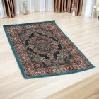 Perserteppich blauer Tabriz 80x120 Hochwertige Acryl Teppich