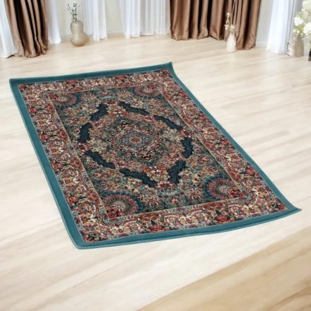 Perserteppich blauer Tabriz 80x120 Hochwertige Acryl Teppich