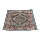 Perserteppich blauer Tabriz 80x120 Hochwertige Acryl Teppich