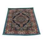 Perserteppich blauer Tabriz 80x120 Hochwertige Acryl Teppich