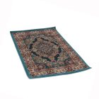 Perserteppich blauer Tabriz 80x120 Hochwertige Acryl Teppich