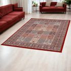 Perserteppich burgund KHESHTI 200x300 hochwertiger Wohnzimmer teppich