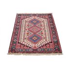 Perserteppich Yalameh 83x128 handgeknüpfter iranischer Teppich
