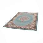 Perserteppich türkis Tabriz 160x230 luxurioser Wohnzimmer teppich aus Acryl