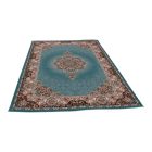 Perserteppich türkis Tabriz 160x230 luxurioser Wohnzimmer teppich aus Acryl