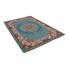 Perserteppich türkis Tabriz 160x230 luxurioser Wohnzimmer teppich aus Acryl