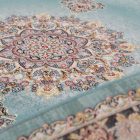 Perserteppich türkis Tabriz 160x230 luxurioser Wohnzimmer teppich aus Acryl