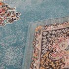 Perserteppich türkis Tabriz 160x230 luxurioser Wohnzimmer teppich aus Acryl