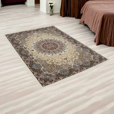 Perserteppich Isfahan beige 140x200 hochwertiger acryl teppich