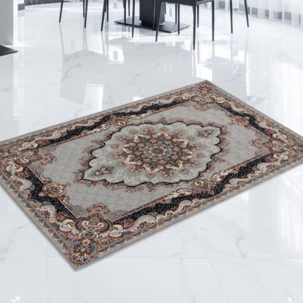 Perserteppich grauer Tabriz 80x120 Wohnzimmer teppich